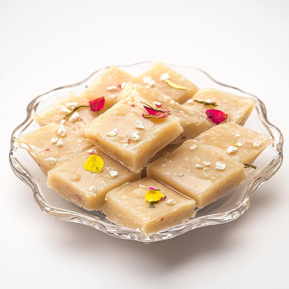 Milk Cake Mithai Slice